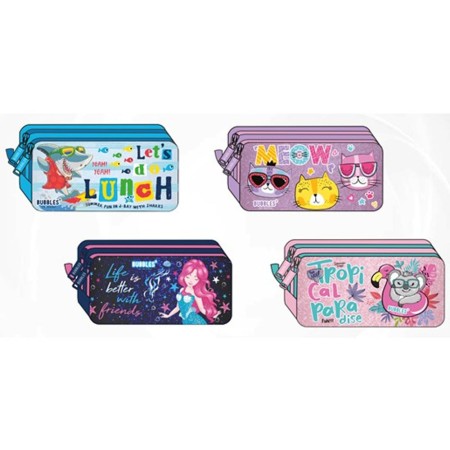 Bubbles Kalem Çantası Metalik Bb-167