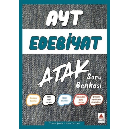 Delta Kültür Yayınevi AYT Edebiyat Atak Soru Bankası