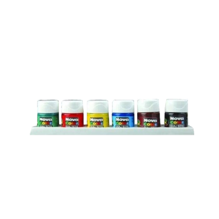 Nova Color Guaj Boya Şişe 6 Renk 25 ML NC-113