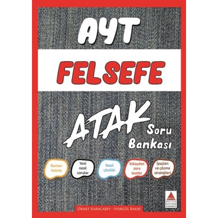 Delta Kültür Yayınevi  AYT Felsefe Atak Soru Bankası