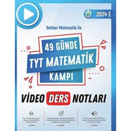 Tonguç Akademi  Rehber Matematik 2024 49 Günde TYT Matematik Kampı Video Ders Notları