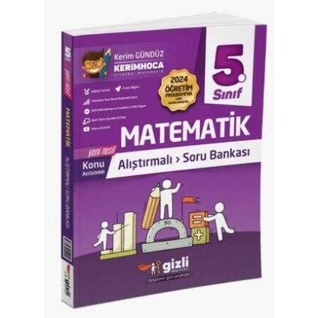 Gizli Yayıncılık 5. Sınıf Matematik Konu Anlatımlı Soru Bankası