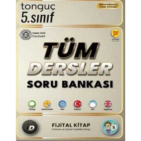 Tonguç Akademi  5. Sınıf Tüm Dersler Soru Bankası