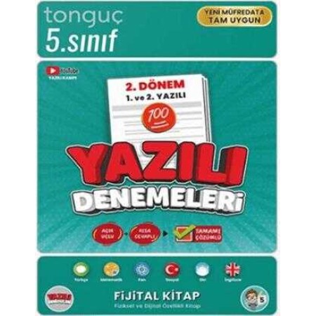 Tonguç Akademi  5. Sınıf Yazılı Denemeleri 2. Dönem 1 ve 2. Yazılı