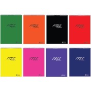 Keskin Color Bloknot Free Office Spiralli Çizgili 100 YP A4 145001-99