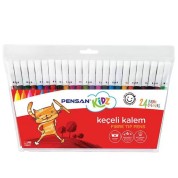 Pensan Kidz Keçeli Kalem İnce Uçlu 24 Renk 5000
