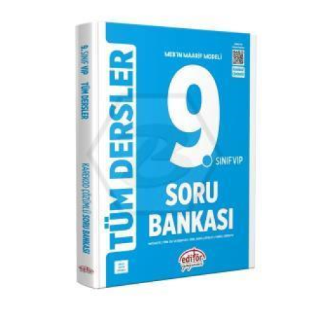 Editör Yayınları 9. Sınıf Tüm Dersler Soru Bankası Vip Mavi 2025