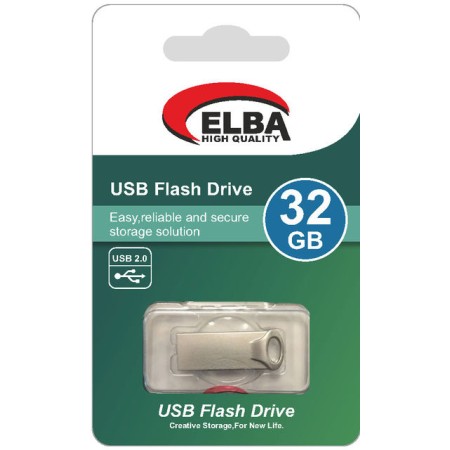 Elba Flash Bellek 32 Gb Metal 2.0 Usb