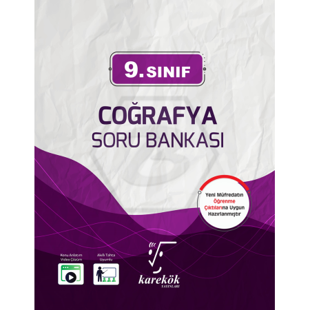 Karekök Yayınları 9. Sınıf Coğrafya Soru Bankası