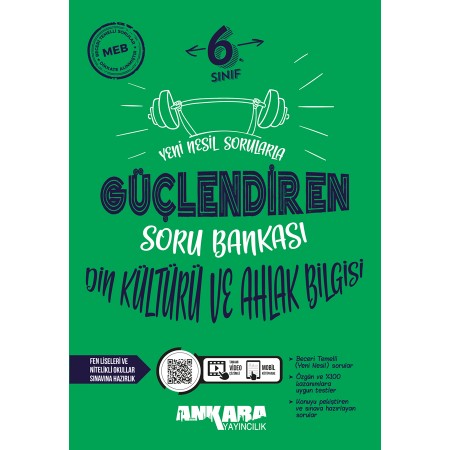 Ankara Yayıncılık 6. Sınıf Din Kültürü ve Ahlak Bilgisi Güçlendiren Soru Bankası