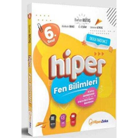 Hiper Zeka 2025 6. Sınıf Hiper Fen Bilimleri Konu Anlatımlı & Etkinlikli Soru Bankası |
