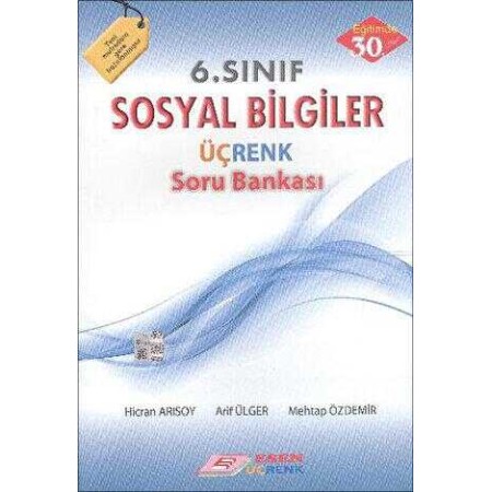 Esen Üçrenk Yayınları 6. Sınıf Sosyal Bilgiler Üçrenk Soru Bankası