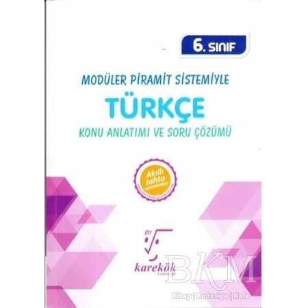 Karekök Yayıncılık Karekök 6. Sınıf Türkçe MPS Konu Anlatımlı