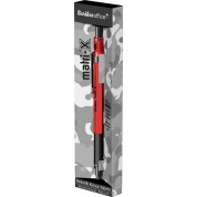 Scrikss Versatil Kalem Matri-X 0.7 MM Kırmızı Şeffaf Ambalaj