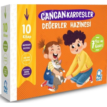 Cancan Kardeşler Değerler Hazinesi 2. Sınıf Seti (10 Kitap) 