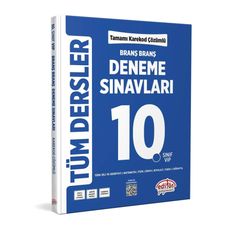 Editör Yayınevi 10. Sınıf Deneme Branş Branş Editör Yayınevi 10. Sınıf Deneme Branş Branş