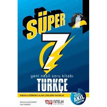 Nitelik Yayınları 7. Sınıf Türkçe Süper Soru Bankası