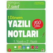 Tonguç Akademi  7.Sınıf Yazılı Notları 1.Dönem 1 ve 2.Yazılı