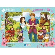 Blue Focus Princess Pamuk Prenses - Puzzle 72 Parça