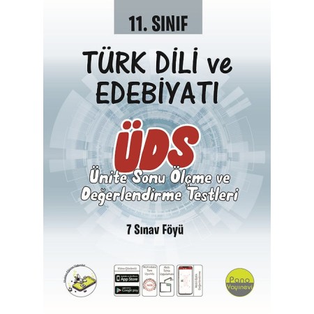 Pano Yayınları 11. Sınıf Türk Dili ve Edebiyatı Ünite Değerlendirme Sınavı 