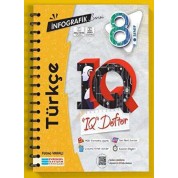 Evrensel İletişim Yayınları 8. Sınıf İnfografik Serisi Türkçe IQ Defter