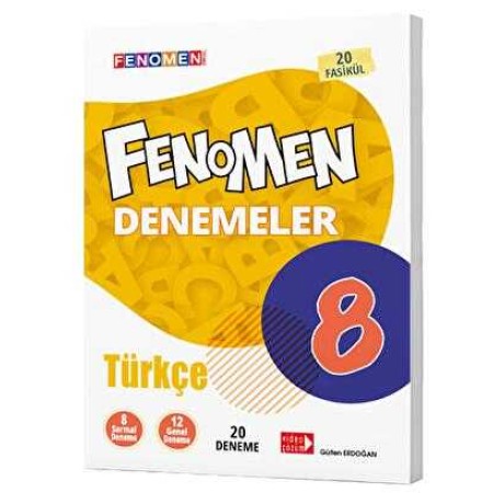 Kurmay Yayınları 8. Sınıf Türkçe Fenomen 20 li Deneme
