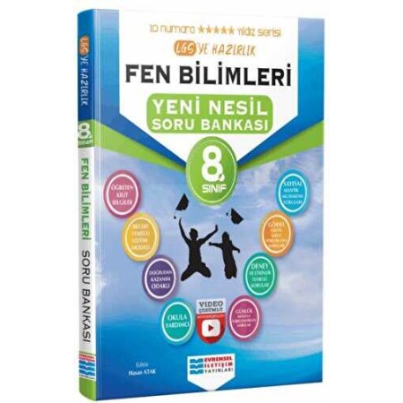 Evrensel İletişim Yayınları 8. Sınıf Fen Bilimleri Video Çözümlü Soru Bankası