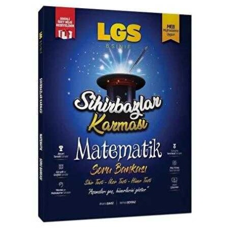 İndeks Akademi 8.Sınıf LGS Matematik Soru Bankası Sihirli Özet Hediyeli 