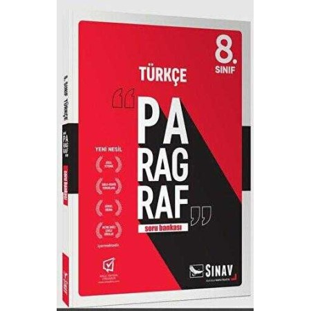 Sınav Yayınları 8. Sınıf Paragraf Soru Bankası