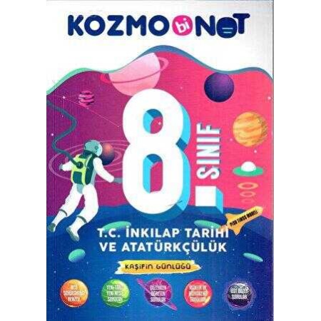 8. Sınıf T. C. İnkılap Tarihi ve Atatürkçülük Kozmobinot Kaşifin Günlüğü Konu Anlatımı BiNot Yayınları