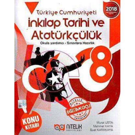 Nitelik Yayınları 8. Sınıf T.C. İnkılap Tarihi ve Atatürkçülük Konu Kitabı