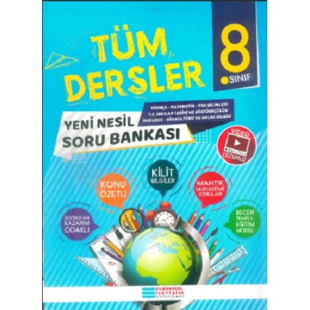 Evrensel İletişim Yay. 8.Sınıf Tüm Dersler Yeni Nesil Soru Bankası