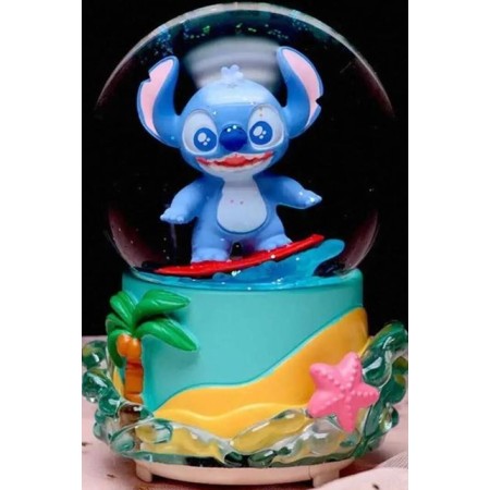 Stitch Orta Boy Işıklı Müzikli Kar Küresi No: Nrn - Jc8k512