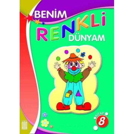 Ata Yayıncılık Benim Renkli Dünyam - Ince Boyama 10 Kitap