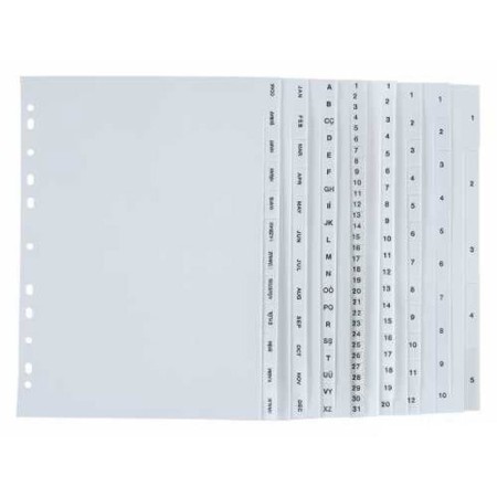 Dosy Seperatör TS110 Gri 1-10 Rakam 297mm x 225mm 