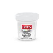 Lets Oyun Hamuru Tek Renk Beyaz 115 GR L8440-5