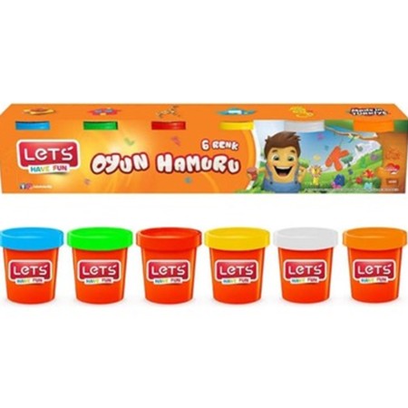 Lets 6 Renk Oyun Hamuru 690 Gr