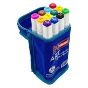 Mikro Art Çift Taraflı Marker Çantalı Zw-8001-12 S Mikro Art Çift Taraflı Marker Çantalı Zw-8001-12 S