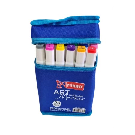 Mikro Art Çift Taraflı Marker Çantalı Zw-8001-24 S