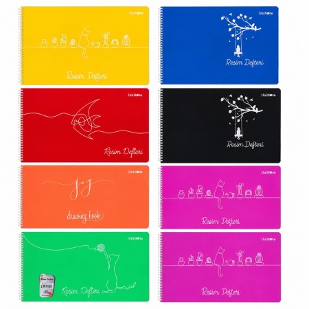 Çınar Resim Defteri Plastik Kapak 24x34cm 25 Yaprak