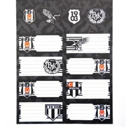 Timon Okul Etiketi Beşiktaş 3 Yaprak