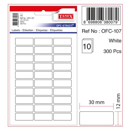 Tanex OFC Premium Etiket OFC-107 Tanex OFC Premium Etiket OFC-107