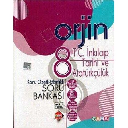Kurmay Yayınları 8.Sınıf Orjin İnkılap Tarihi Konu Özetli Soru Bankası