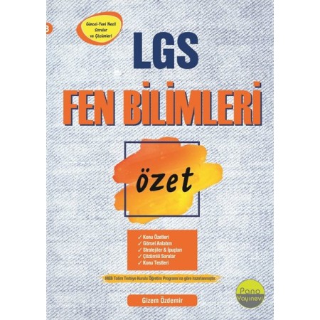 8.Sınıf Fen Bilimleri Özet Liselere Hazırlık