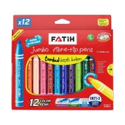 Fatih Jumbo Keçeli Kalem 12 Renk Fatih Jumbo Keçeli Kalem 12 Renk