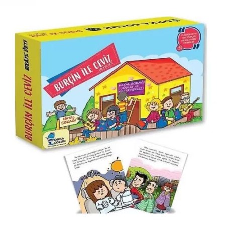 Orka Çocuk Yayınları Burçin İle Ceviz Hikaye Seti 10 Kitap 
