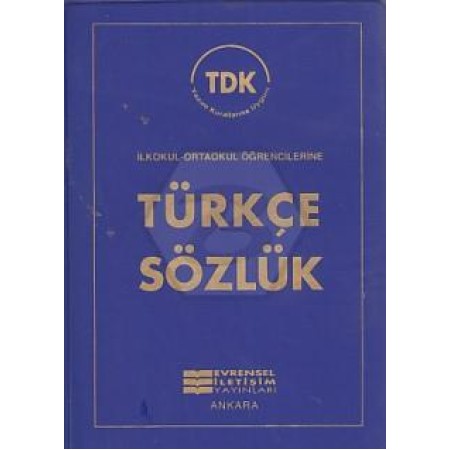 Evrensel İletişim Yayınları Türkçe Sözlük Mavi Kapak (İlkokul-Ortaokul)