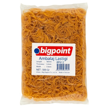 Bigpoint Mini Ambalaj Lastiği 500 Gram %100 Kauçuk BP612 Bigpoint Mini Ambalaj Lastiği 500 Gram %100 Kauçuk BP612