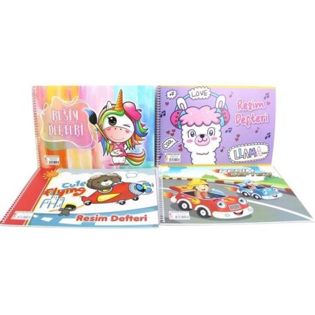 Defne Spiralli Resim Defteri 17x24 15 Yp