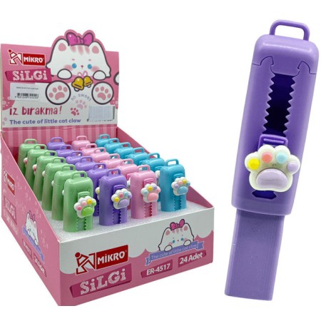 Mikro Cat Claw Sürgülü Silgi Er-4517 